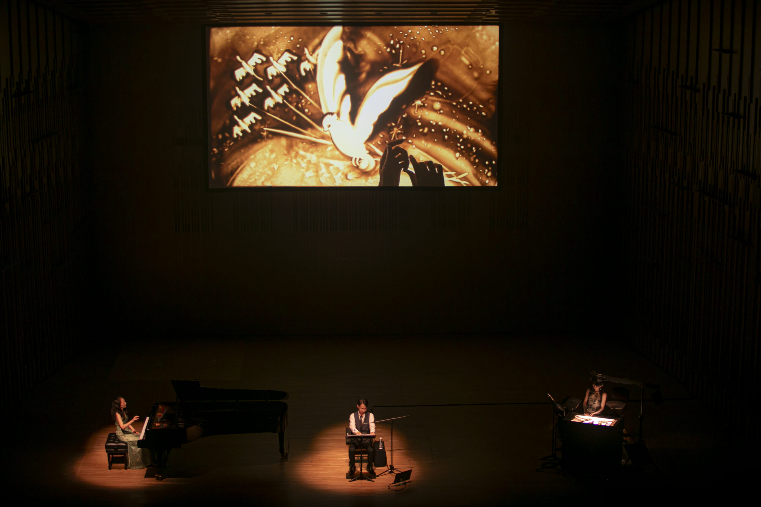 伊藤花りんサンドアートパフォーマンス「星の王子さま」